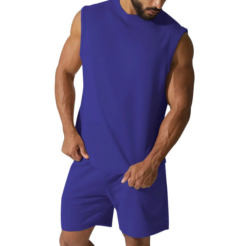 Herren sportliches Kurzarm-Set aus atmungsaktivem Material