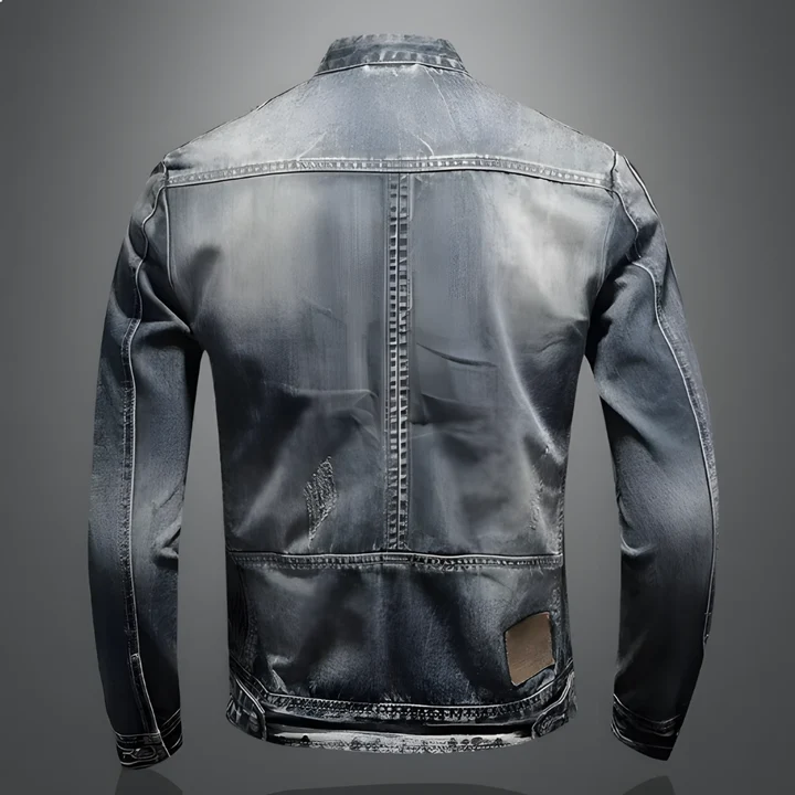 Retro Herren Jeansjacke