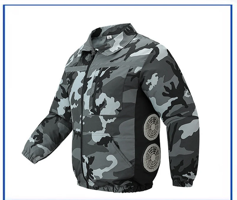 Unisex nan kühlende Ventilationsjacke mit integrierten seitlichen Lüftern und atmungsaktivem Funktionsmaterial Nord Taschen
