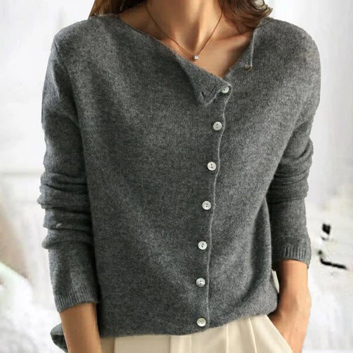 Weiche Strickjacke mit Elegantem Knopfverschluss