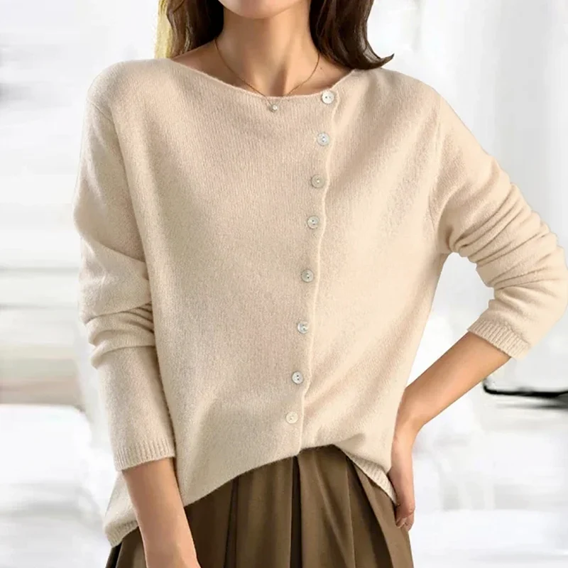 Weiche Strickjacke mit Elegantem Knopfverschluss