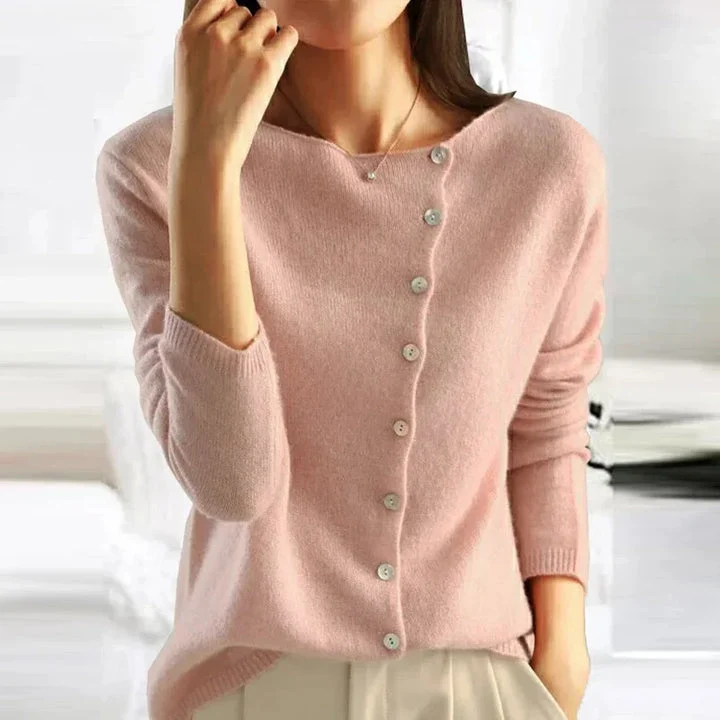 Weiche Strickjacke mit Elegantem Knopfverschluss