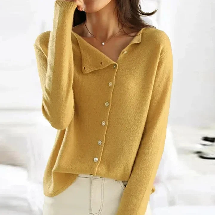 Weiche Strickjacke mit Elegantem Knopfverschluss