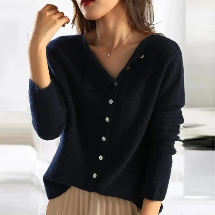 Weiche Strickjacke mit Elegantem Knopfverschluss