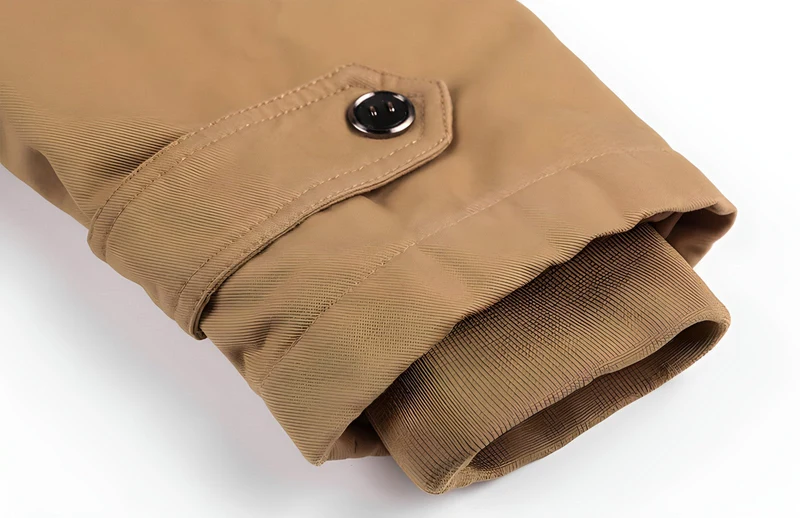 Wasserdichte Militärjacke mit Verstellbarem Bund - Arvani