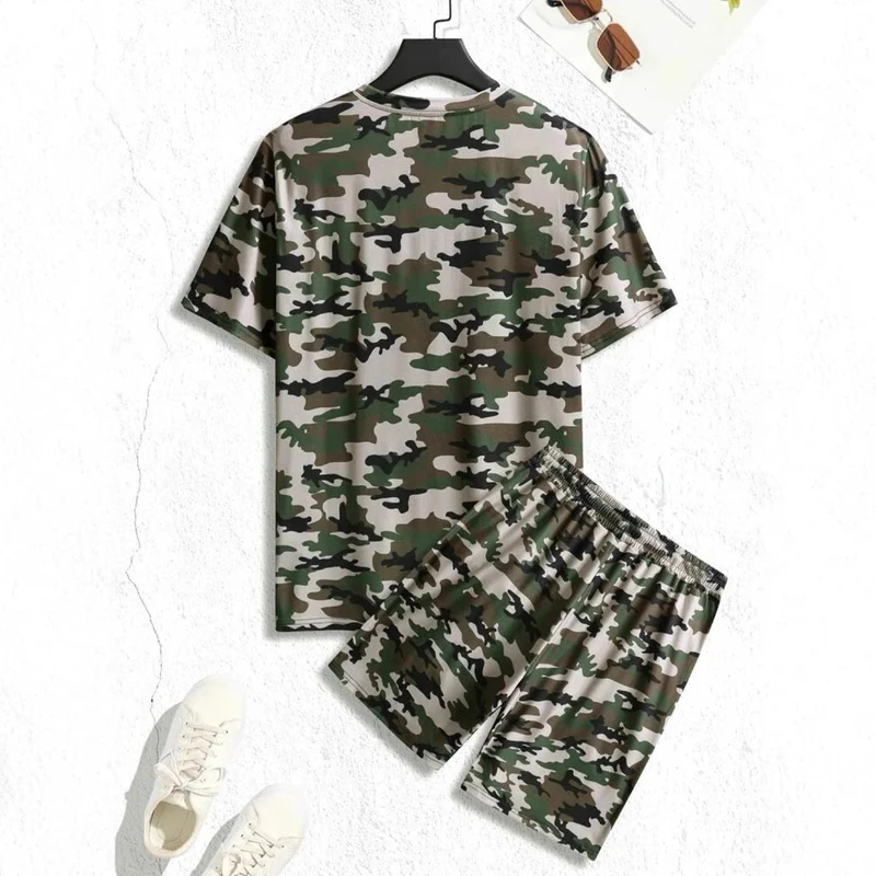 Herren Camouflage Sportanzug mit modernem Design und praktischen Taschen Nord Taschen