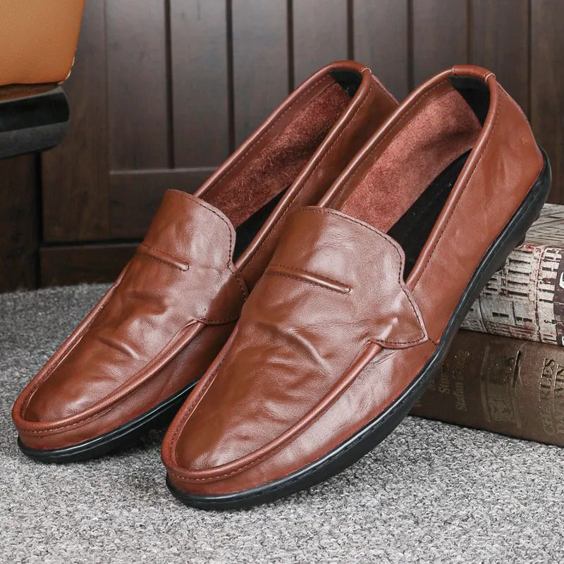 Herren elegante Mokassins aus hochwertigem Leder Nord Taschen