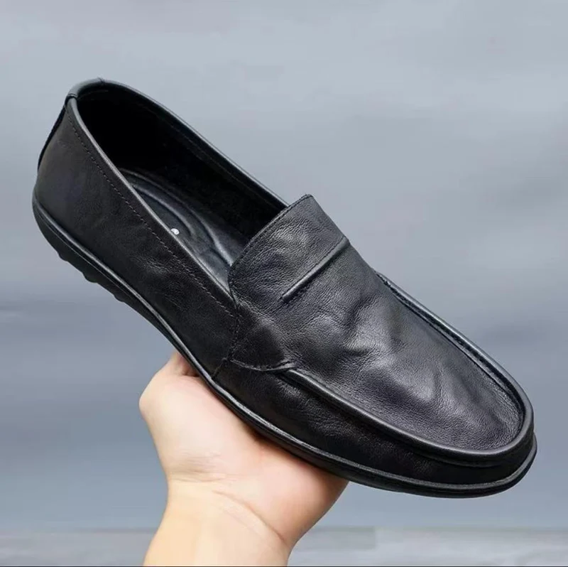 Herren elegante Mokassins aus hochwertigem Leder Nord Taschen