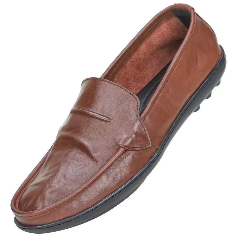 Herren elegante Mokassins aus hochwertigem Leder Nord Taschen