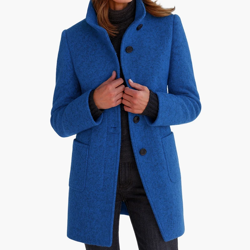 Damen Textil Kurzmantel mit Modernem & Elegantem Design