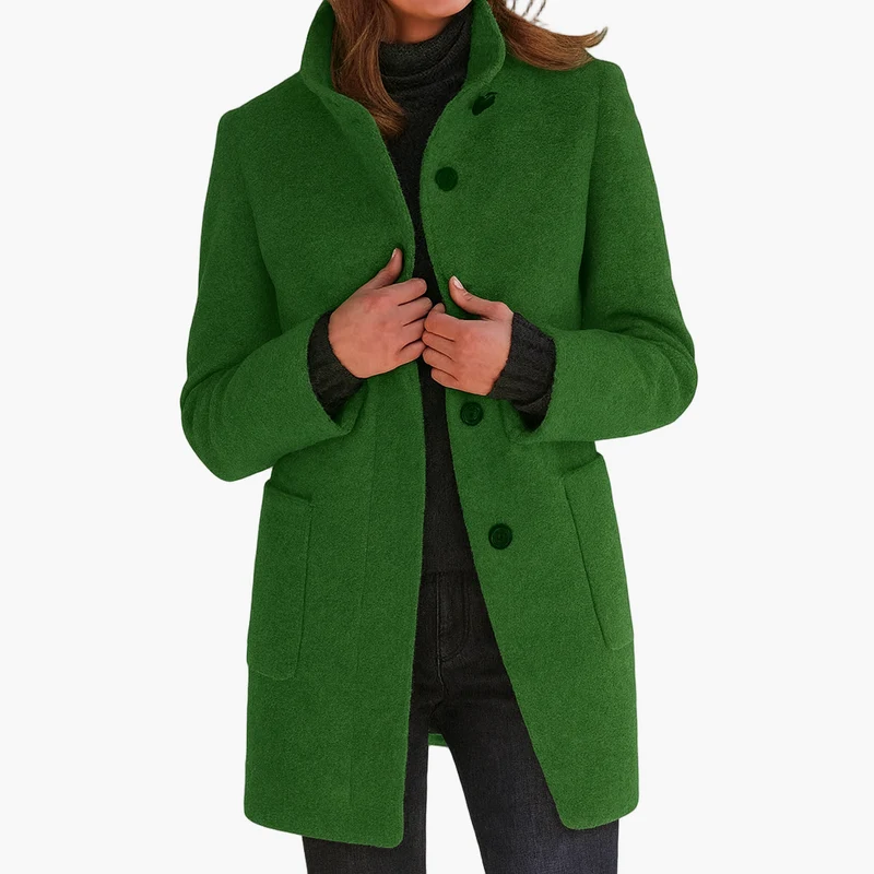 Damen Textil Kurzmantel mit Modernem & Elegantem Design