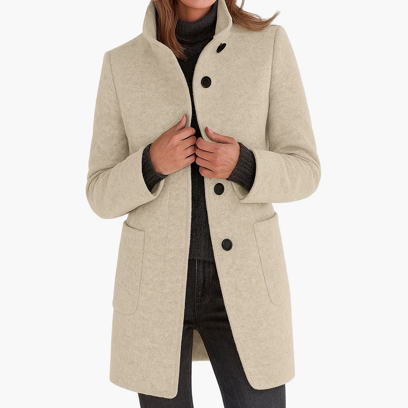 Damen Textil Kurzmantel mit Modernem & Elegantem Design