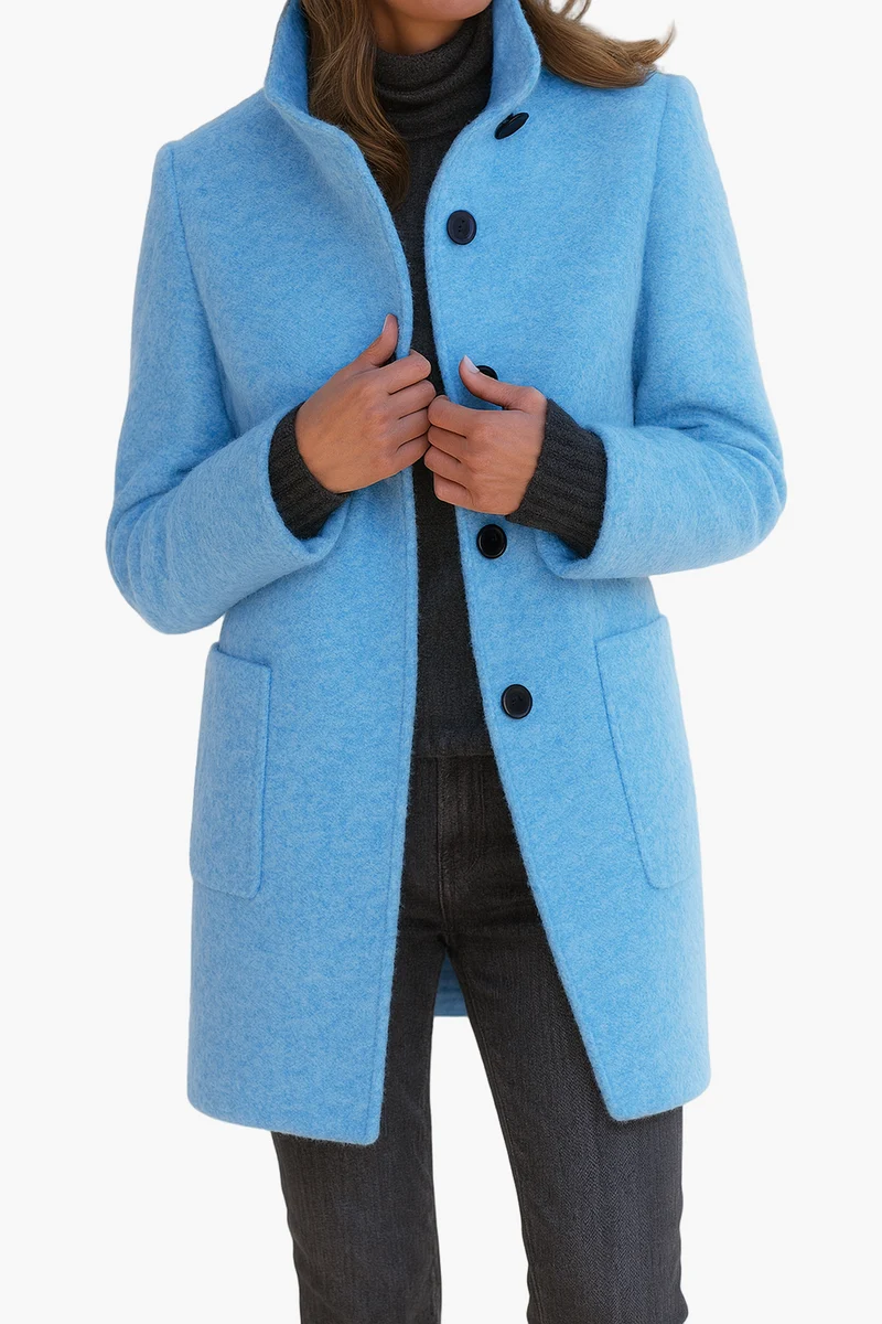 Damen Textil Kurzmantel mit Modernem & Elegantem Design