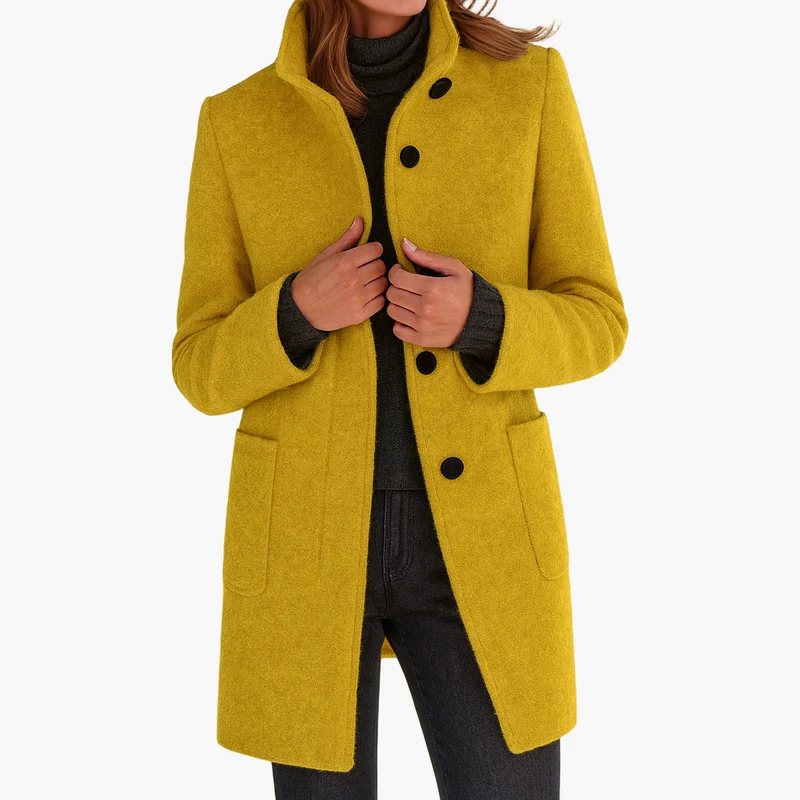 Damen Textil Kurzmantel mit Modernem & Elegantem Design