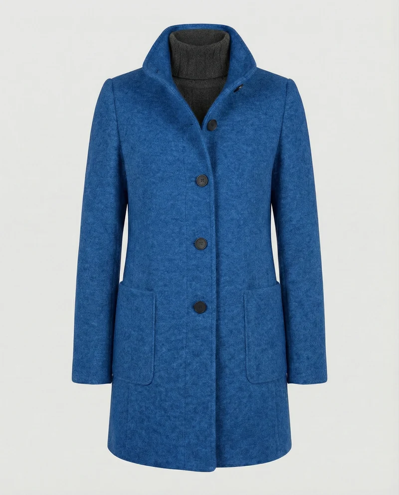 Damen Textil Kurzmantel mit Modernem & Elegantem Design