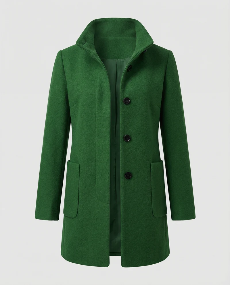 Damen Textil Kurzmantel mit Modernem & Elegantem Design