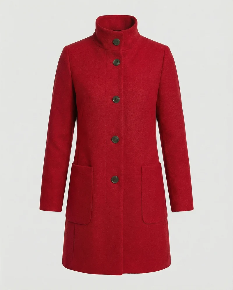 Damen Textil Kurzmantel mit Modernem & Elegantem Design