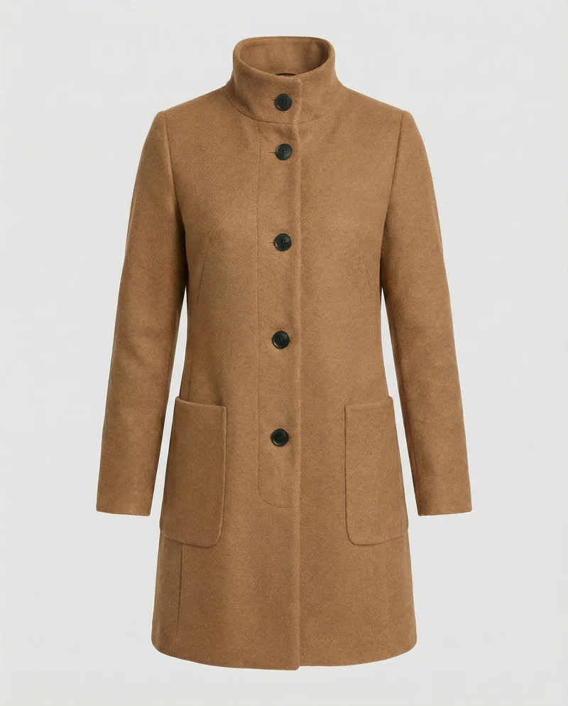 Damen Textil Kurzmantel mit Modernem & Elegantem Design