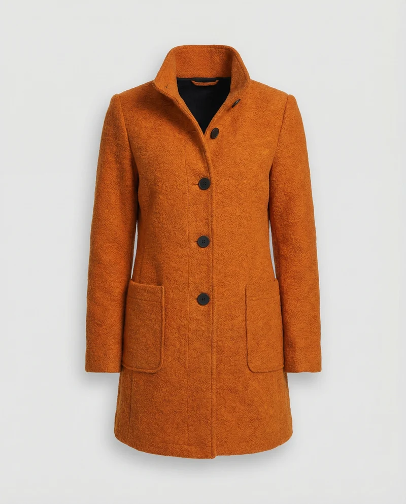 Damen Textil Kurzmantel mit Modernem & Elegantem Design