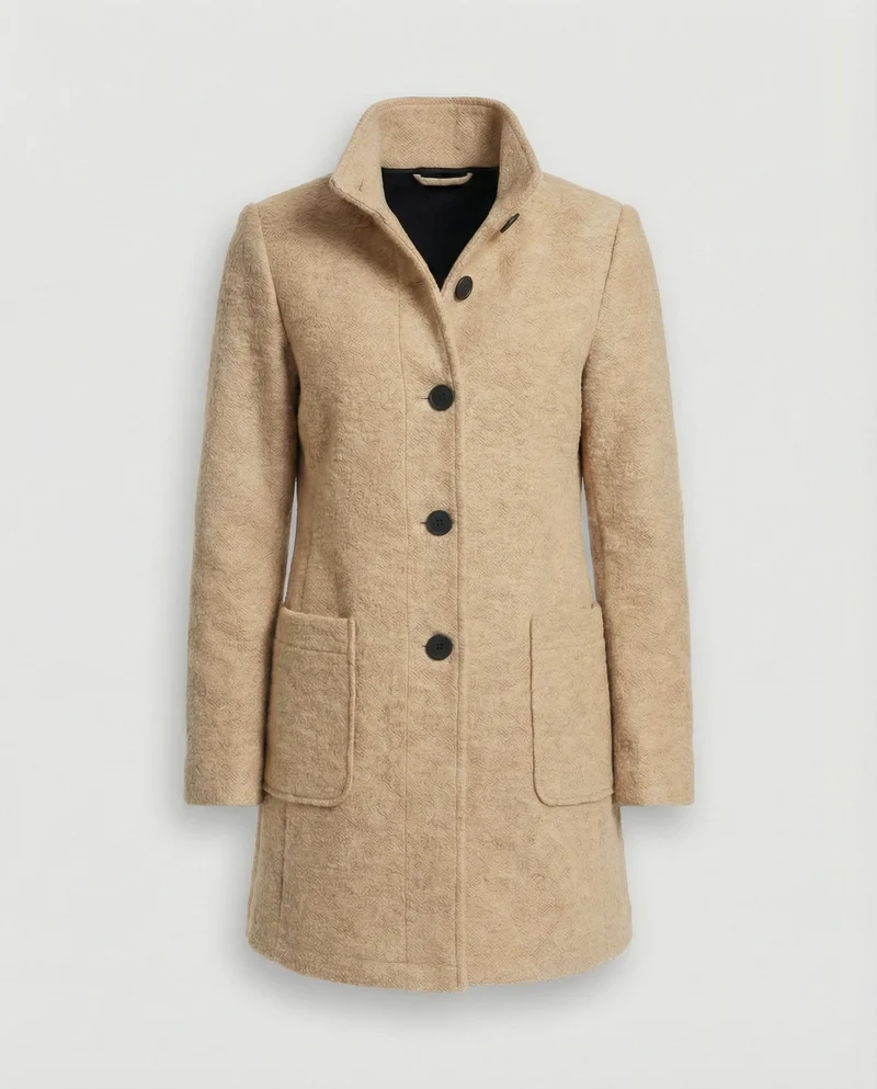 Damen Textil Kurzmantel mit Modernem & Elegantem Design