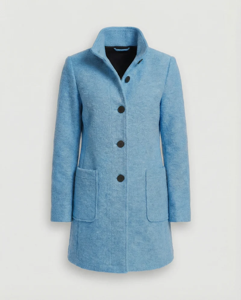 Damen Textil Kurzmantel mit Modernem & Elegantem Design