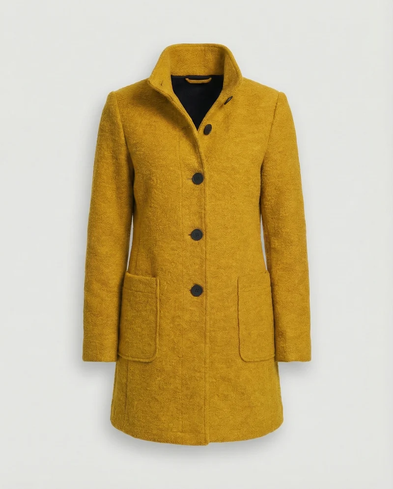 Damen Textil Kurzmantel mit Modernem & Elegantem Design