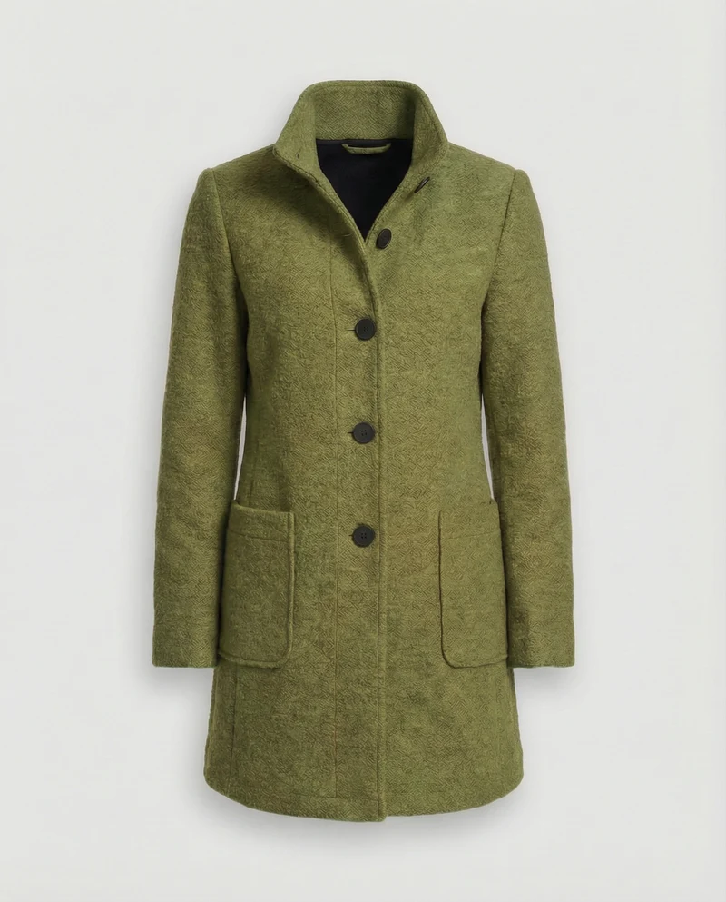 Damen Textil Kurzmantel mit Modernem & Elegantem Design