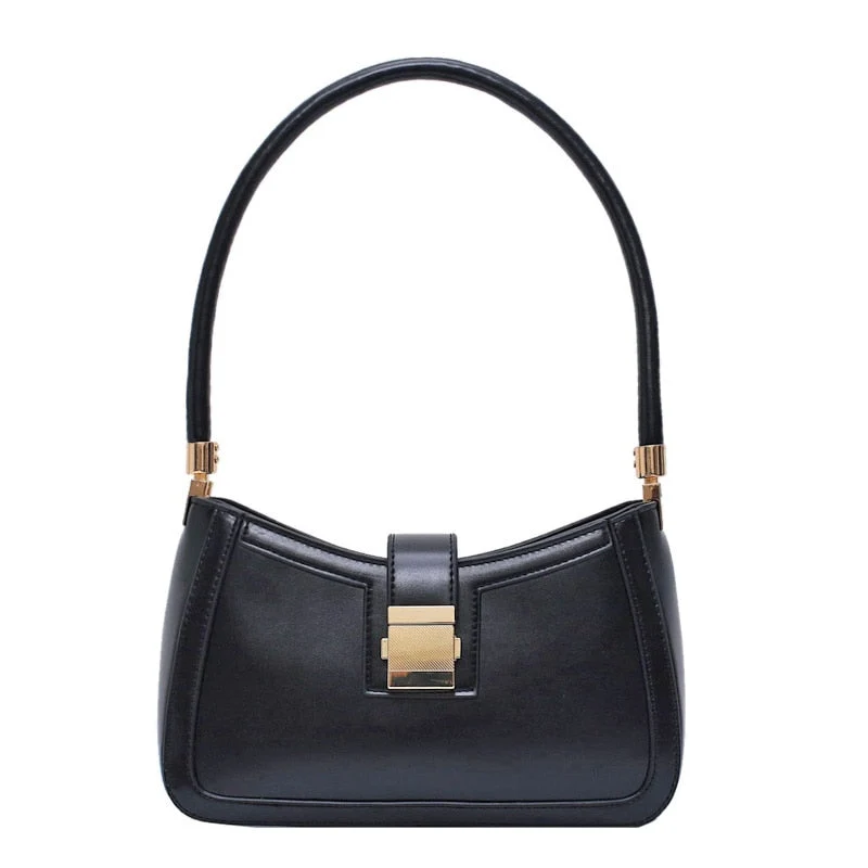 Nord Taschen | Stilvolle Linke Schultertasche Damen Designer Handtasche mit Reißverschluss