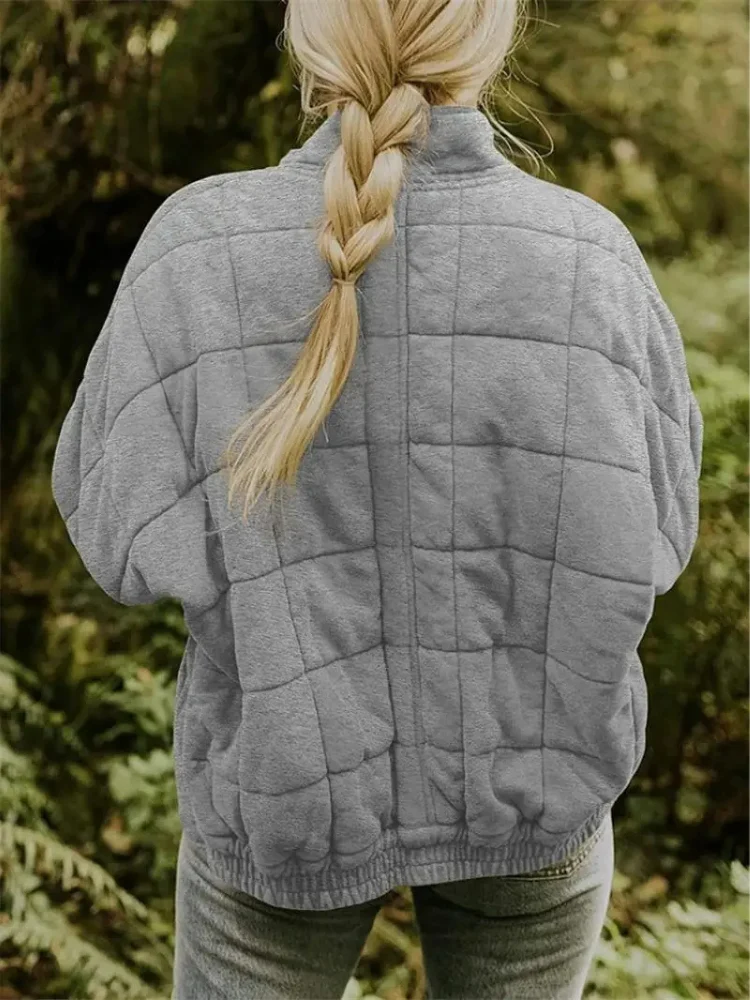 Damen Übergroße Jacke – Warme Winter/Übergangsjacke