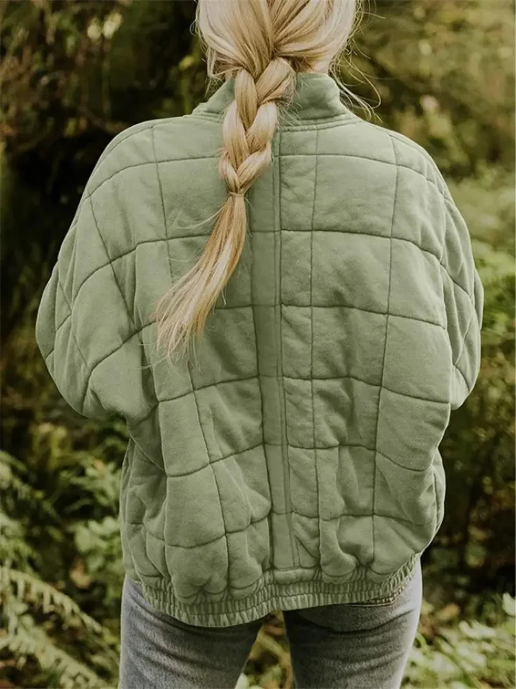 Damen Übergroße Jacke – Warme Winter/Übergangsjacke