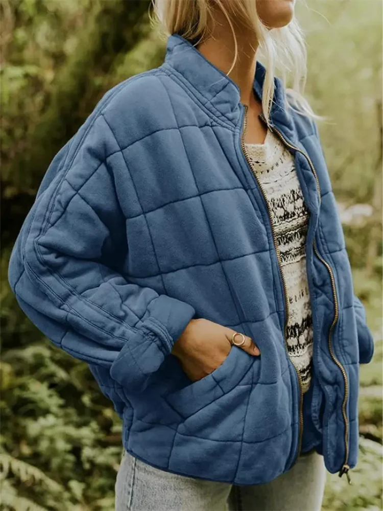 Damen Übergroße Jacke – Warme Winter/Übergangsjacke
