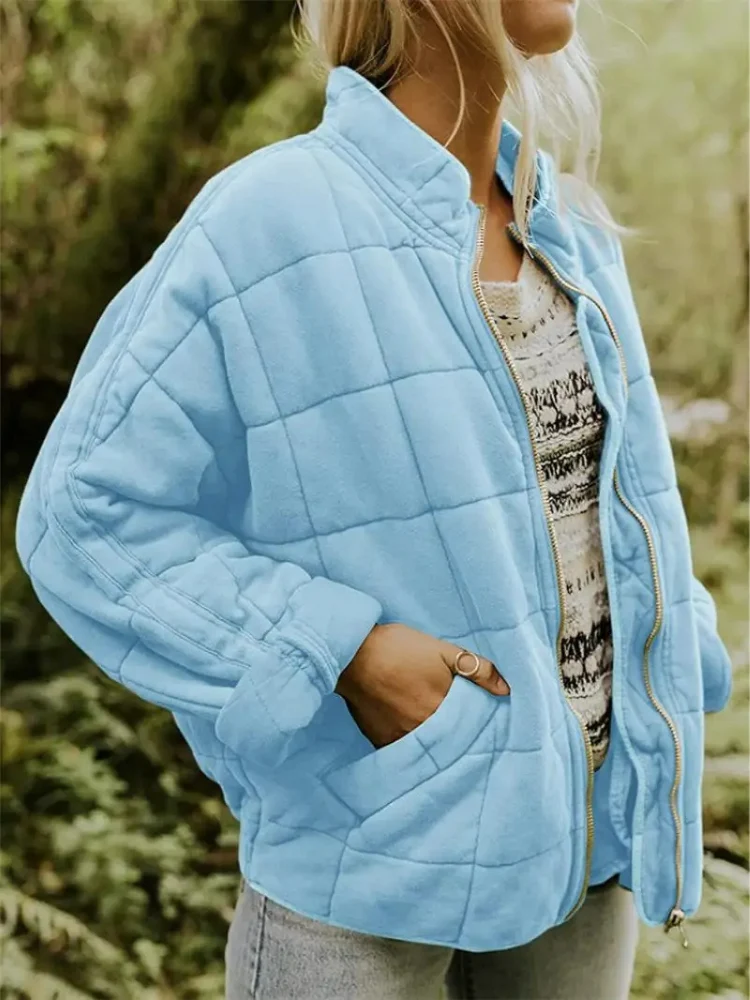 Damen Übergroße Jacke – Warme Winter/Übergangsjacke