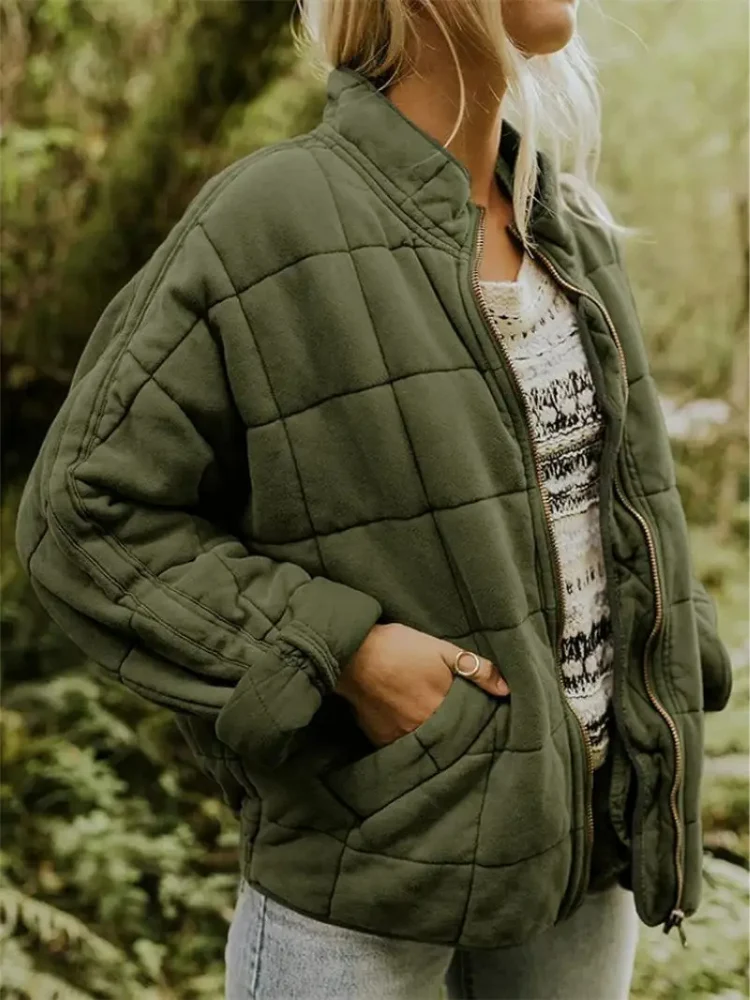 Damen Übergroße Jacke – Warme Winter/Übergangsjacke