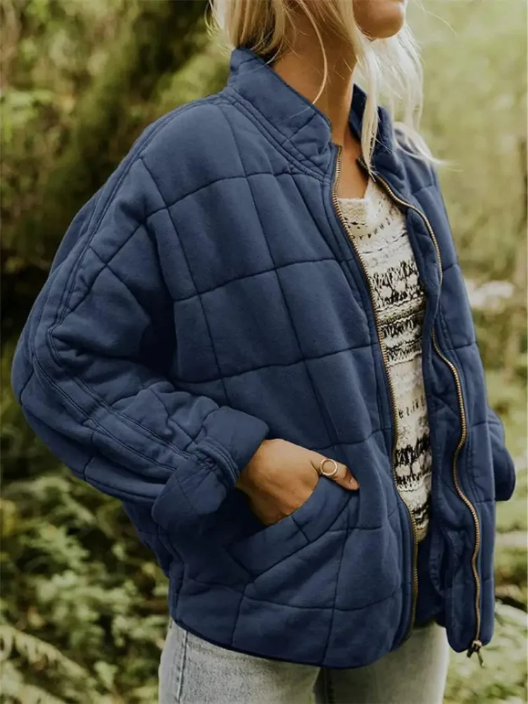 Damen Übergroße Jacke – Warme Winter/Übergangsjacke