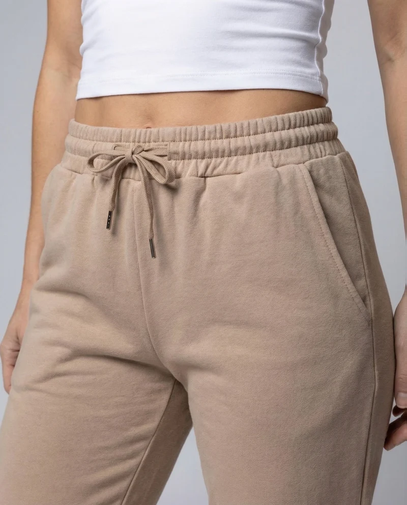 Damen Loungehose French Terry Tunnelzug