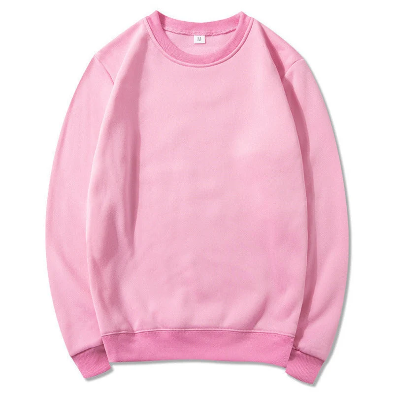 Damen Sweatshirt aus weichem Fleece-Material mit klassischem Rundhalsausschnitt Nord Taschen
