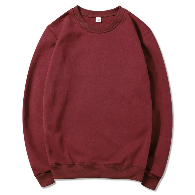 Damen Sweatshirt aus weichem Fleece-Material mit klassischem Rundhalsausschnitt Nord Taschen
