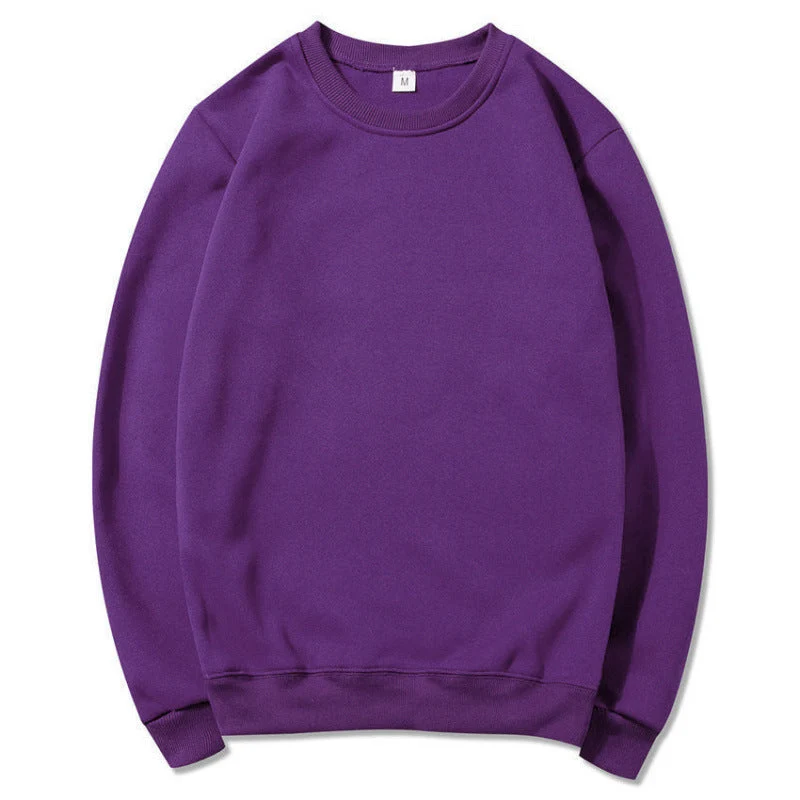 Damen Sweatshirt aus weichem Fleece-Material mit klassischem Rundhalsausschnitt Nord Taschen
