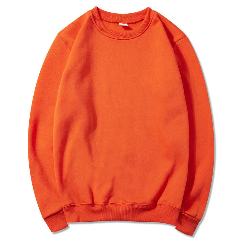Damen Sweatshirt aus weichem Fleece-Material mit klassischem Rundhalsausschnitt Nord Taschen