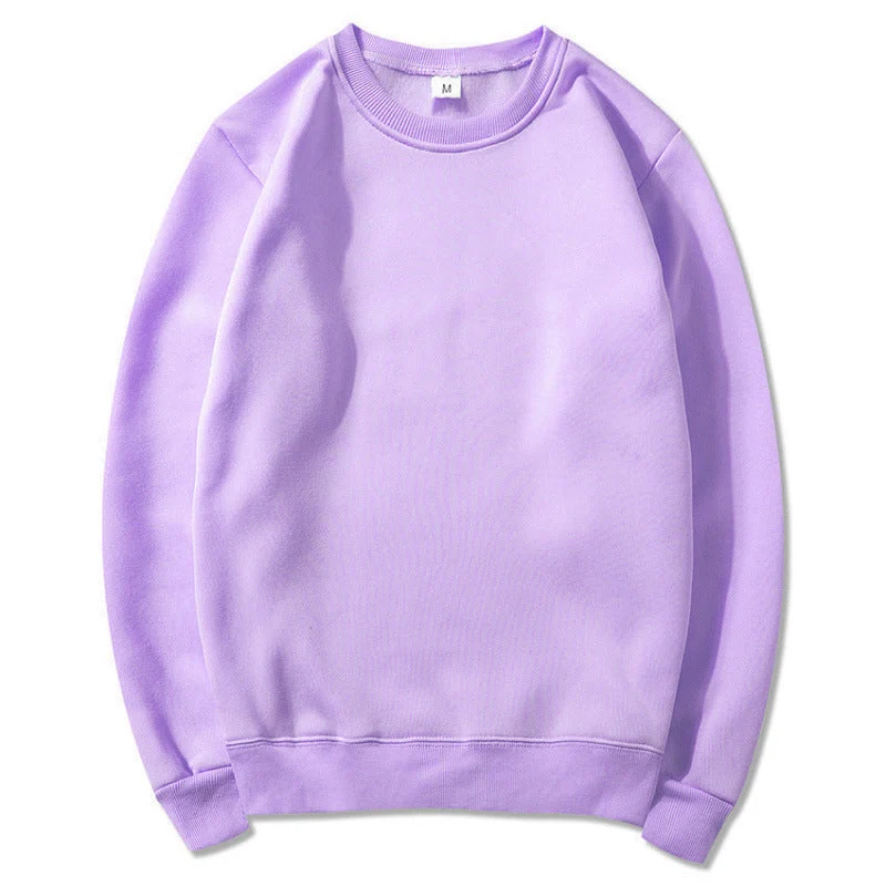 Damen Sweatshirt aus weichem Fleece-Material mit klassischem Rundhalsausschnitt Nord Taschen