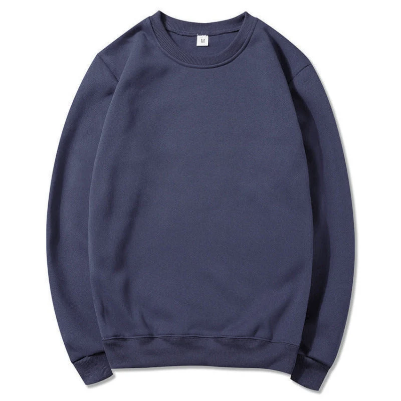 Damen Sweatshirt aus weichem Fleece-Material mit klassischem Rundhalsausschnitt Nord Taschen