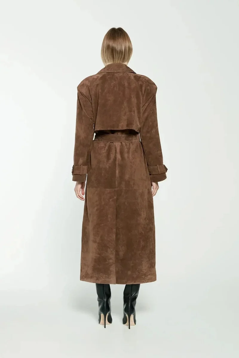 Nord Taschen | Wildleder Trenchcoat