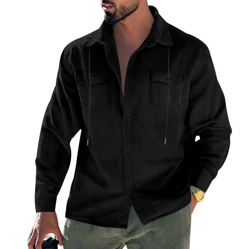 Herren Cord-Jacke mit praktischen Taschen und klassischem Schnitt