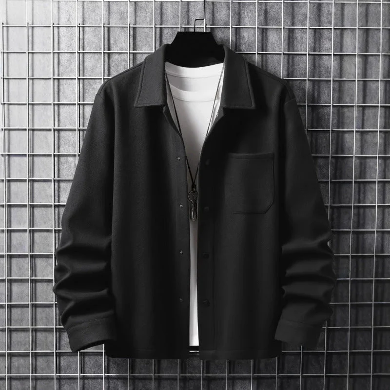 Herren gemütliche und stilvolle Fleecejacke
