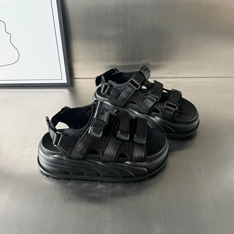 Damen Sportliche Sandalen mit verstellbaren Riemen und dämpfender Sohle