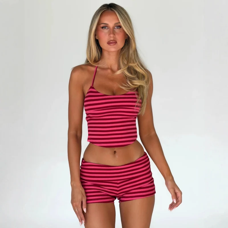 Damen Sportliche kurze Hose mit breitem Bund Nord Taschen