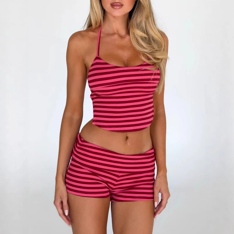 Damen Sportliche kurze Hose mit breitem Bund Nord Taschen