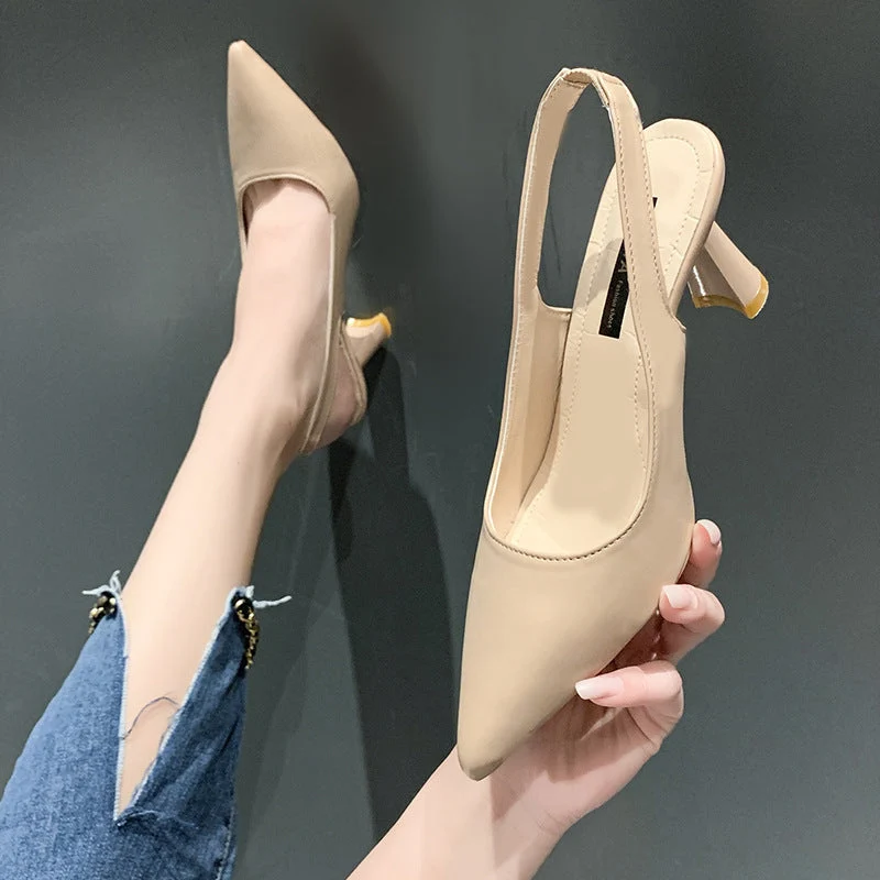 Damen Slingback Pumps mit stilvollem Plateau
