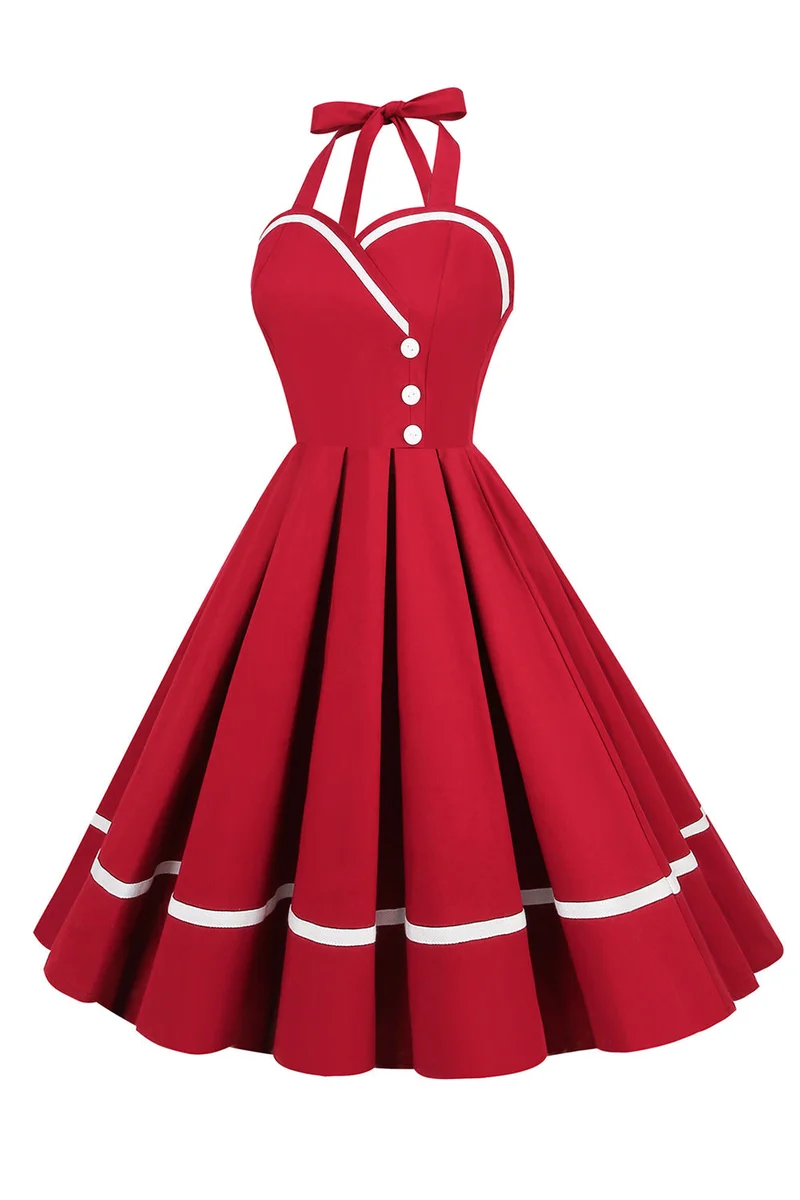 Vintage Pin-Up mit V-Ausschnitt aus den 50er Jahren