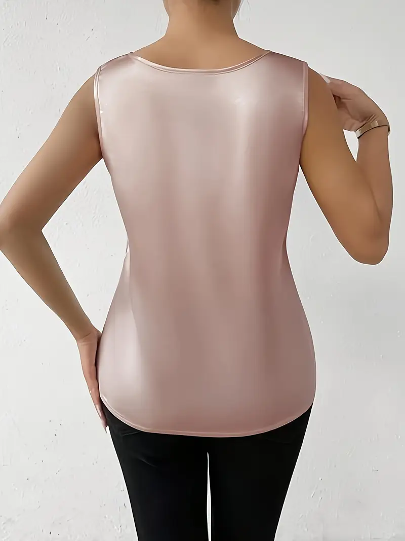 Nord Taschen | Satin Bluse mit Blumendetail für Damen